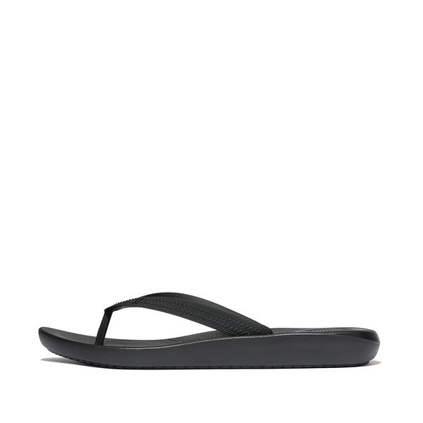  Iqushion Mens Textured Strap Flip Flops 