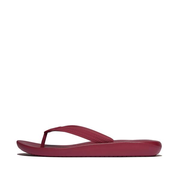  Iqushion Mens Textured Strap Flip Flops 