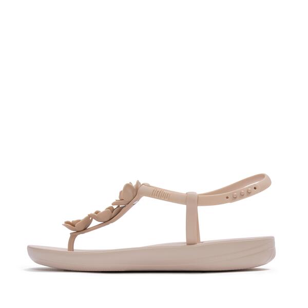 Iqushion Splash Flower T Bar Sandals 