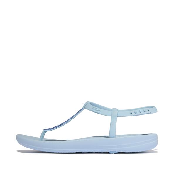  Iqushion Splash Sparkle T Bar Sandals 