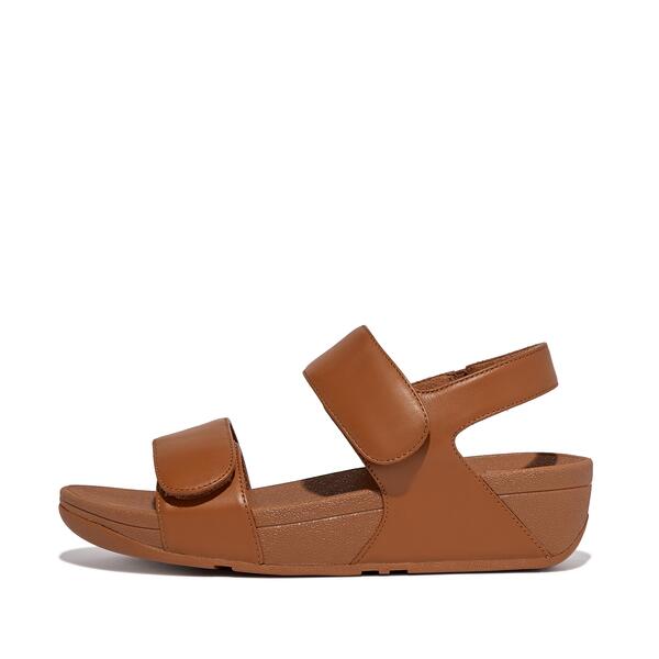  Lulu Adjustable Leather Sandals 