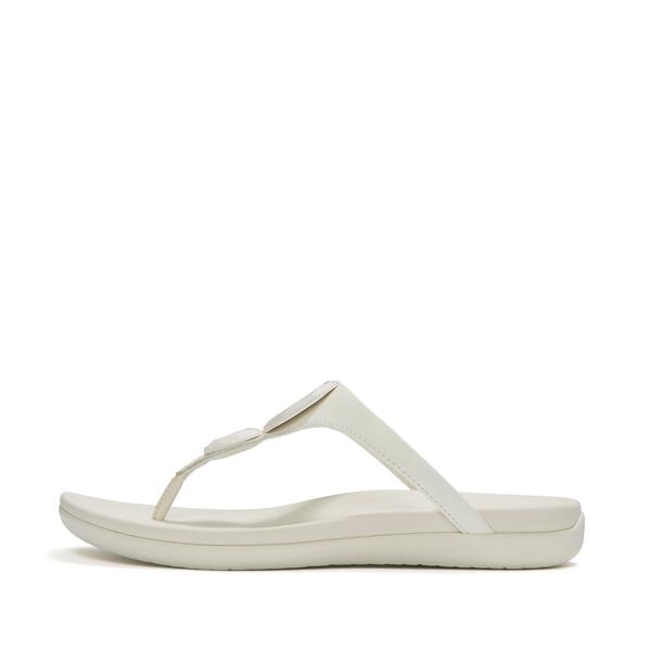  Solay Glossy Disc Toe Post Sandals 