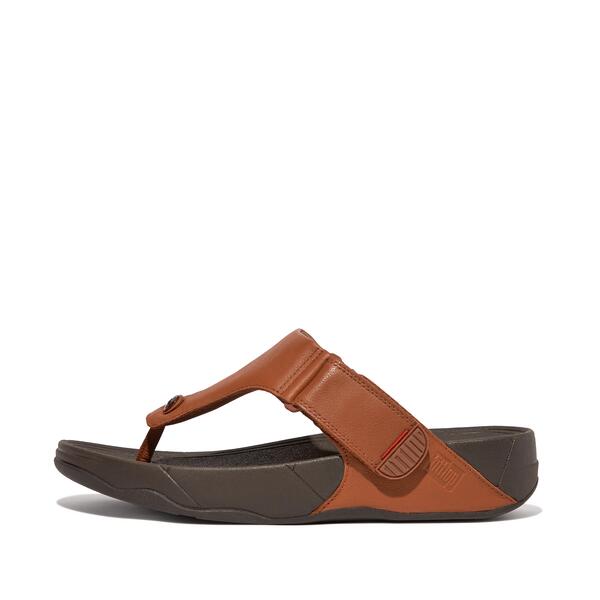  Trakk Ii Mens Leather Flip Flops 