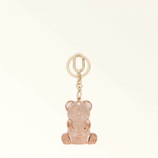  Furla Allegra Keyring Cipria Pink Transparent Plexiglass Woman 