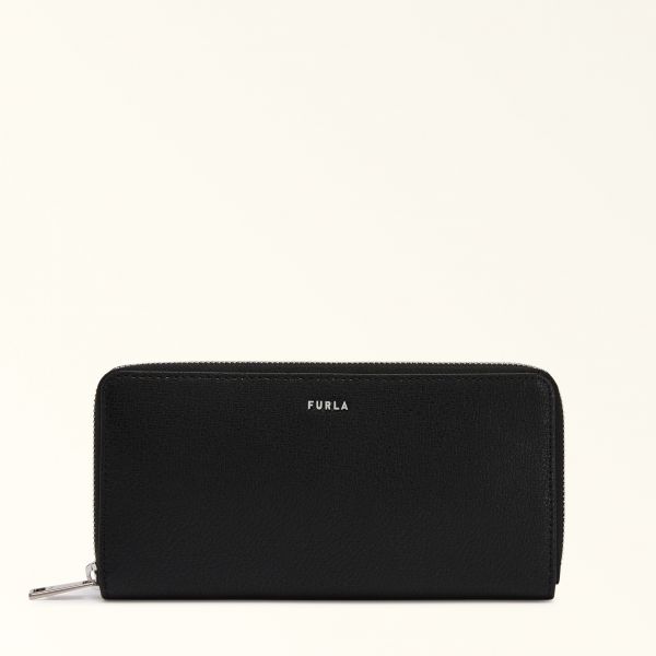  Furla Man Project Zip Around Nero Black Milos Textured Calf Leather Man 