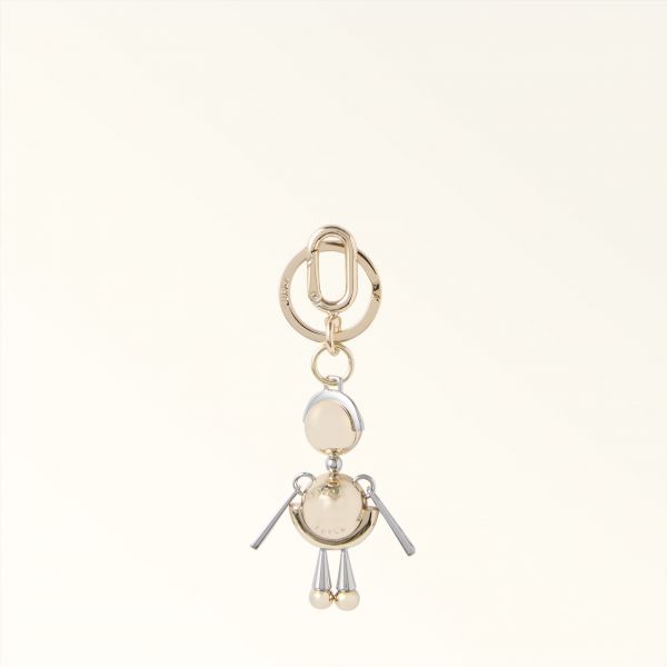  Furla Sfera Keyring Color Gold Gold Metal Woman 