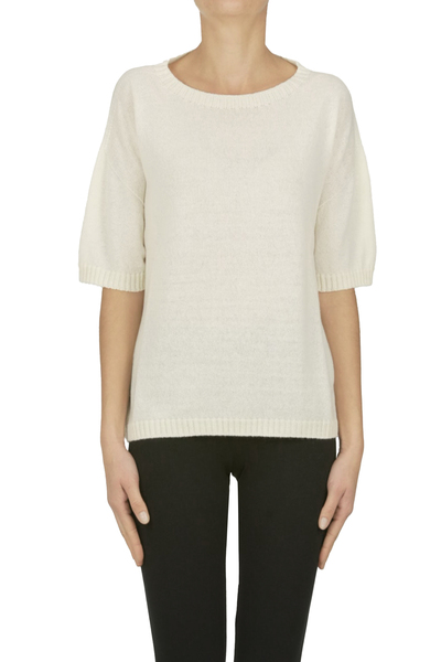  Aragona Short Sleeves Cashmere Pullover 