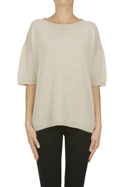  Aragona Short Sleeves Cashmere Pullover 