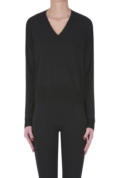  Aragona Silk And Cashmere Boxy Pullover 