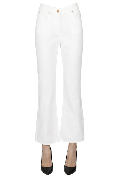  Aspesi Cropped Bootcut Jeans 