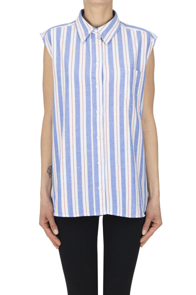  Aspesi Sleeveless Cotton Shirt 