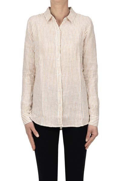 Barbour Marine Striped Linen Shirt 