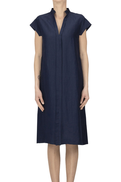  Blukey Linen-blend Tunic Dress 