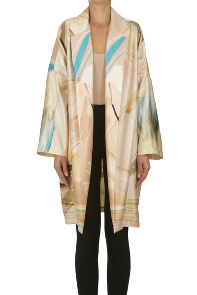  Bye Firenze Printed Satin Coat 