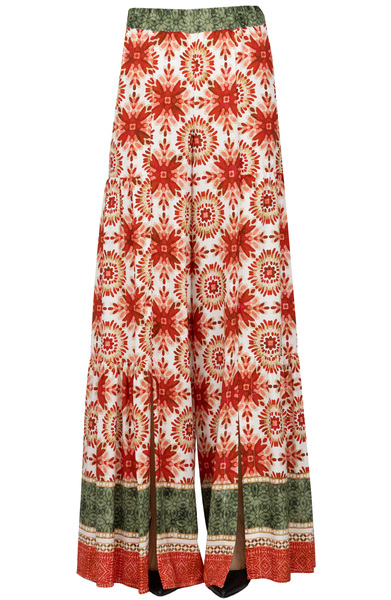  Bye Firenze Printed Wide Trousers 