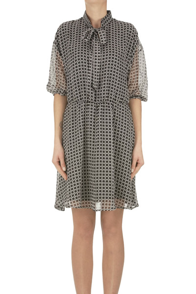 Compagnia Italiana Optical Print Dress 