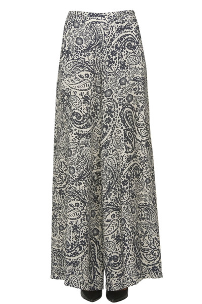  Compagnia Italiana Printed Wide Leg Trousers 