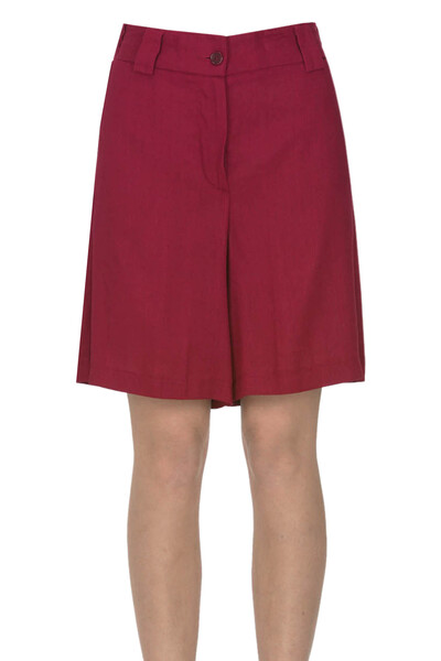  Compagnia Italiana Viscose And Lined Shorts 