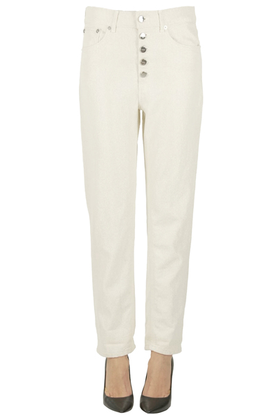  Dondup Koons Metallic Effect Jeans 