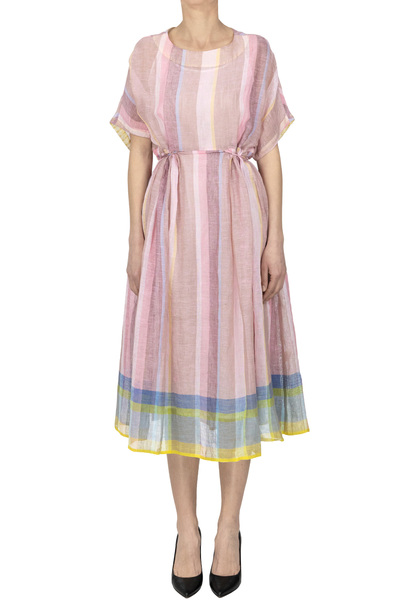  Eka Striped Midi Dress 