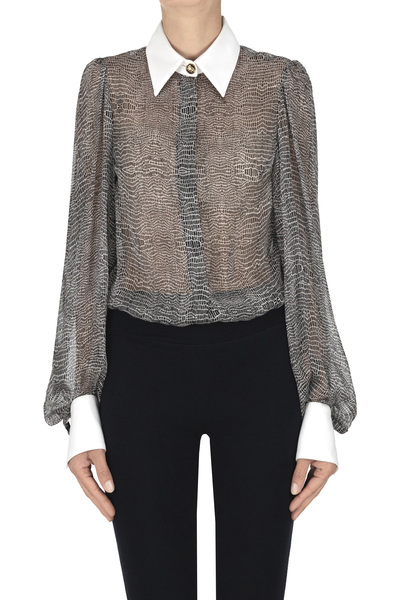  Elisabetta Franchi Animal Print Body Skirt 