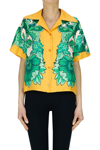  Etro Cropped Boxy Shirt 