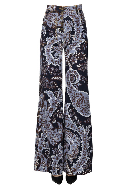  Etro Flower Print Jeans 