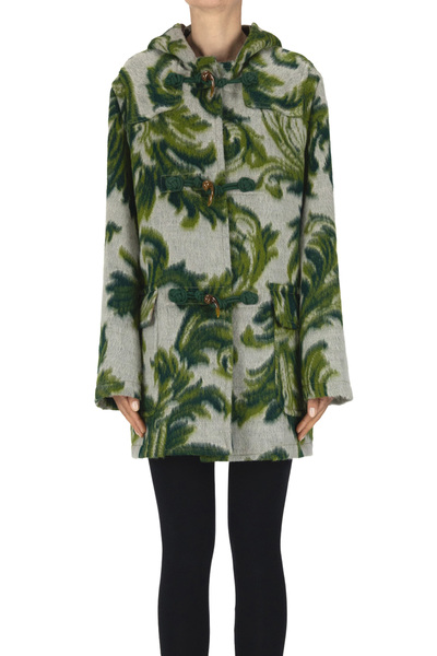  Etro Printed Jacquard Fabric Montgomery Coat 