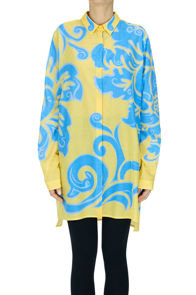  Etro Printed Maxi Shirt 