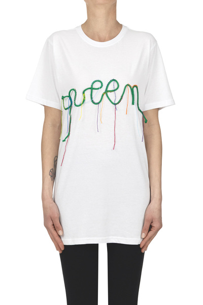  Femme Rouge Embroidered T-shirt 