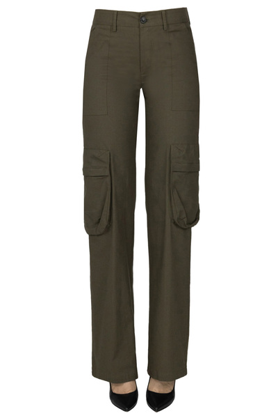  Grifoni Textured Cargo Trousers 