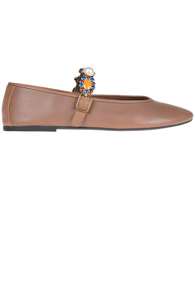  Jeffrey Campbell Amarissa Leather Ballerinas 