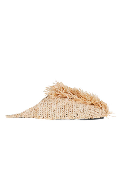  Jil Sander Raffia Slippers 