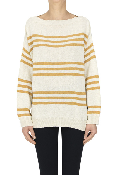  Kaos Striped Pullover With Lurex 