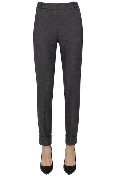  Kiltie Cigarette Wool Trousers 