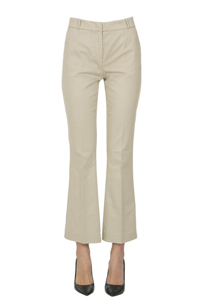  Kiltie Lightly Flared Leg Trousers 