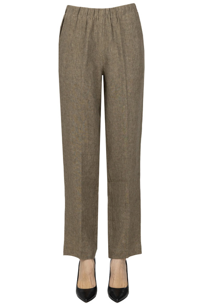  Kiltie Linen Trousers 