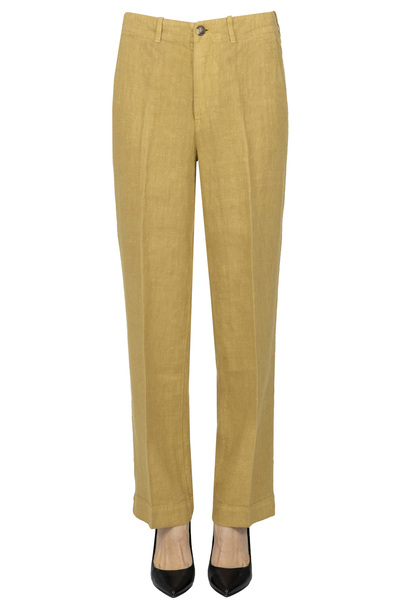  Kiltie Linen Trousers 