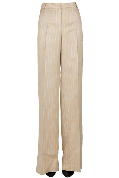  Kiltie Pinstriped Jacquard Fabric Trousers 