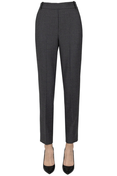  Kiltie Wool Cigarette Trousers 