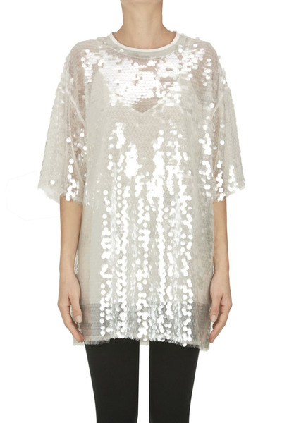  Lorena Antoniazzi Sequined Top 