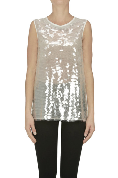  Lorena Antoniazzi Sequined Top 