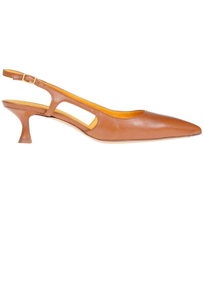  Mara Bini Leather Slingback Pumps 