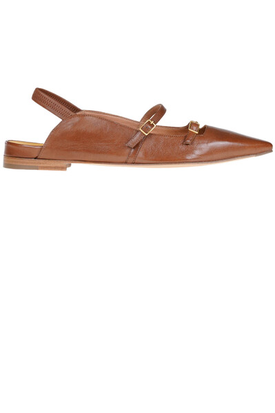  Mara Bini Nappa Leather Slingback Ballerinas 