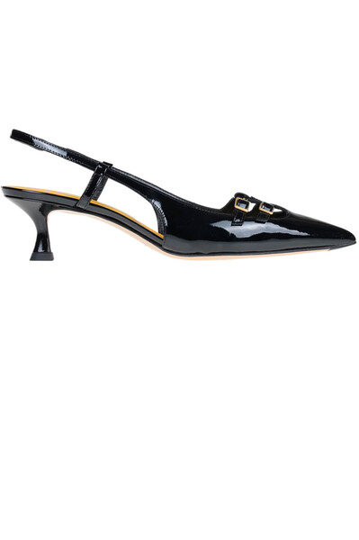  Mara Bini Patent-leather Slingback Pumps 