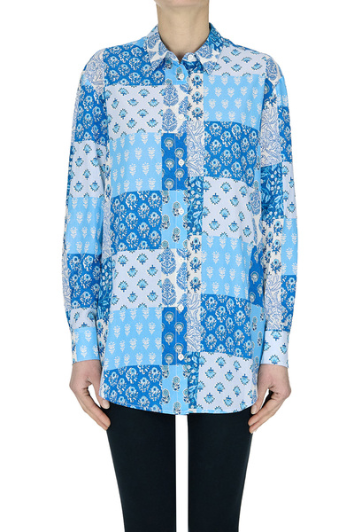  Mc2 Saint Barth Printed Cotton Shirt 