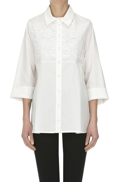  Milva Mi Lace Insert Shirt 