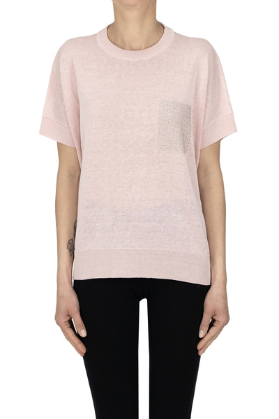  Peserico Jewel Chest Pocket Pullover 