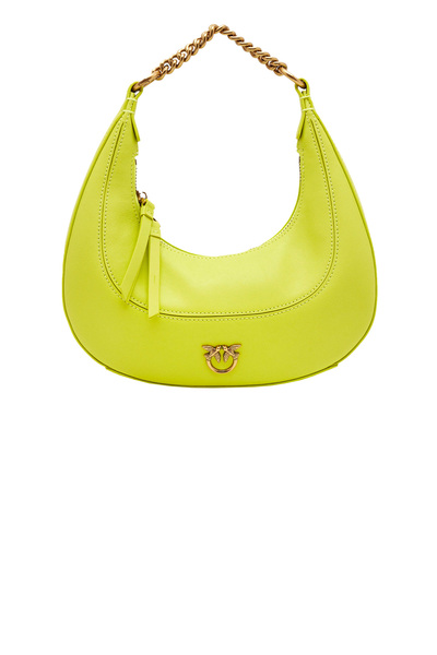  Pinko Brioche Hobo Mini Leather Bag 