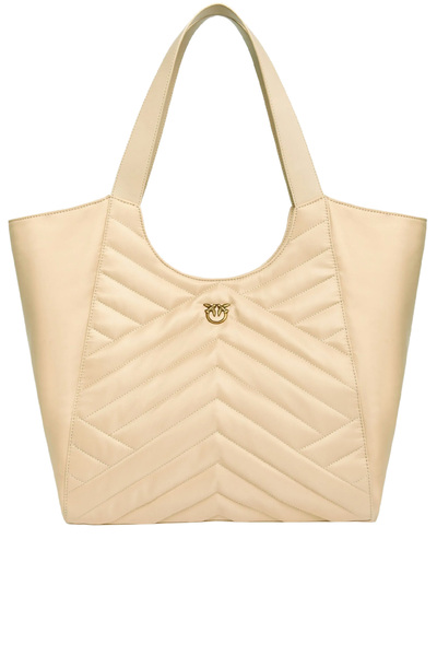  Pinko Puzzle Quilted Tote Bag 